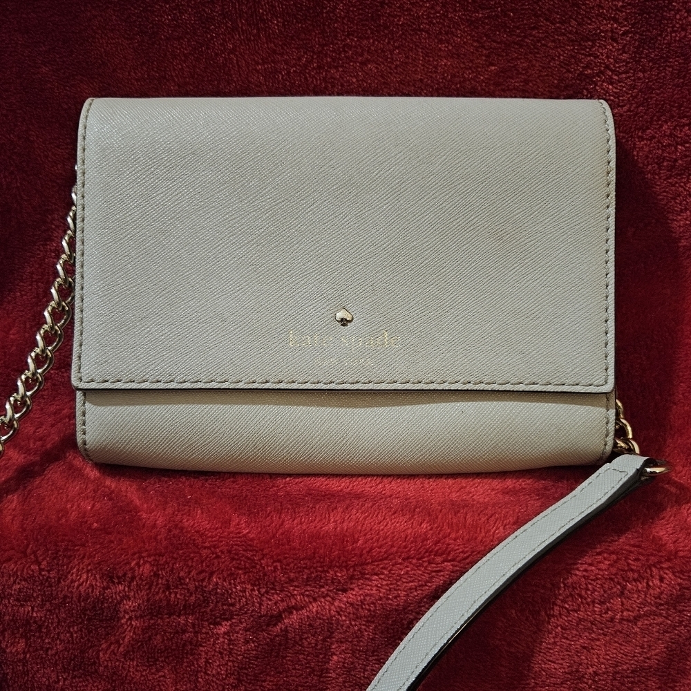 Kate Spade Cedar Street Magnolia Crossbody Taupe Gray